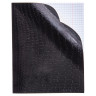 Тетрадь бумвинил А5 48л. скоба, офсет №1, клетка, ЧЕРНАЯ Metallic, тиснение CROCO, HATBER, 072232, 48Т5бвВ1 по низкой цене оптом 
