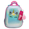Ранец BRAUBERG SHINY, 2 отделения, с брелком, "Magic unicorn", 38х28х14 см, 270694 по низкой цене оптом Краснодар, Москва, Уфа, Казань, Барнаул, Владивосток, Хабаровск, Сахалин, Красноярск, Екатеренбург, 