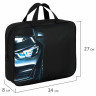 Папка на молнии с ручками BRAUBERG KIDS А4, 1 отделение, полиэстер, 80 мм, Dark car, 273315 по низкой цене оптом 