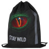 Мешок для обуви ЮНЛАНДИЯ, плотный, светоотражающая полоса, 46х36 см, "Stay wild", 270917 по низкой цене оптом 