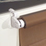 Штора рулонная BRABIX 40х175 см, текстура - лён, защита 55-85%, 200 г/м2, темно-беж.S-36, 605971 по низкой цене оптом Краснодар, Москва, Уфа, Казань, Барнаул, Владивосток, Хабаровск, Сахалин, Красноярск, Екатеренбург, 