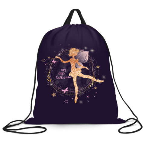 Мешок для обуви BRAUBERG KIDS, с петлей, 42х34 см, Gold fairy, 272414 по низкой цене оптом 