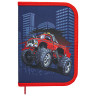 Пенал ПИФАГОР, 1 отделение, полиэстер, 19х13 см, "Monster car", 271013 по низкой цене оптом 