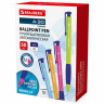 Ручка шариковая автоматическая BRAUBERG A-30 COLOR MIX "WRITING 3.0", СИНЯЯ, пишущий узел 0,5 мм, линия письма 0,25мм, 144341 по низкой цене оптом 