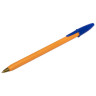 Ручка шариковая STAFF "Basic Orange BP-01", письмо 750 метров, СИНЯЯ, длина корпуса 14 см, узел 1 мм, 143740 по низкой цене оптом Краснодар, Москва, Уфа, Казань, Барнаул, Владивосток, Хабаровск, Сахалин, Красноярск, Екатеренбург, 
