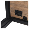 Стол на металлокаркасе BRABIX "LOFT CD-001", 800х440х740 мм, складной, цвет морёный дуб, 641209 по низкой цене оптом 