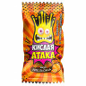 Конфета жевательная КИСЛАЯ АТАКА с кислым центром, ассорти 3 вкуса, 4,5 г, KA-1-1 по низкой цене оптом 