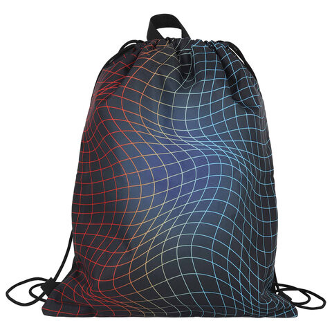 Мешок для обуви BRAUBERG большой удобный с ручкой, 51х41 см, "Neon web", 271596 по низкой цене оптом 