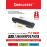 Пленки-заготовки для ламинирования А4, КОМПЛЕКТ 100 шт., 250 мкм, BRAUBERG, 530897 по низкой цене оптом 