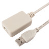 Кабель-удлинитель USB 2.0, 4,8 м, CABLEXPERT, AM-AF, для подключения периферии, активный, UAE016 по низкой цене оптом 