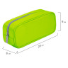 Пенал-косметичка BRAUBERG, мягкий, "KING SIZE NEON GREEN", 20х8х9 см, 229020 по низкой цене оптом 