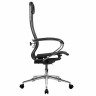 Кресло МЕТТА "ErgoLife" 10 B1-104K, хром, синхромеханизм, прочная сетка, черное по низкой цене оптом Краснодар, Москва, Уфа, Казань, Барнаул, Владивосток, Хабаровск, Сахалин, Красноярск, Екатеренбург, 