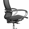 Кресло МЕТТА "ErgoLife" 10 B1-104K, хром, синхромеханизм, прочная сетка, черное по низкой цене оптом Краснодар, Москва, Уфа, Казань, Барнаул, Владивосток, Хабаровск, Сахалин, Красноярск, Екатеренбург, 
