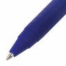 Ручка шариковая масляная автоматическая BRAUBERG "Delta", СИНЯЯ, soft-touch, 0,7 мм, линия 0,5 мм, 143339, OBPR365 по низкой цене оптом Краснодар, Москва, Уфа, Казань, Барнаул, Владивосток, Хабаровск, Сахалин, Красноярск, Екатеренбург, 