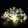 Электрогирлянда-нить уличная "Роса" 20м, 200LED, теплый белый, на батарейках, пульт управления, ЗОЛОТАЯ СКАЗКА, 591727 по низкой цене оптом 