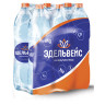 Вода ГАЗИРОВАННАЯ минеральная ЭДЕЛЬВЕЙС, 1,5 л, пластиковая бутылка по низкой цене оптом Краснодар, Москва, Уфа, Казань, Барнаул, Владивосток, Хабаровск, Сахалин, Красноярск, Екатеренбург, 