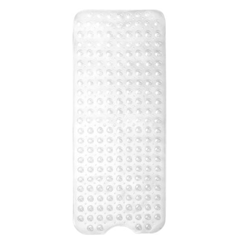 Коврик для ванны противоскользящий 100х40см, "Полусферы", прозрачный, ПВХ, присоски, PRIMILA, 700376 по низкой цене оптом Коврик для ванны противоскользящий 100х40см, "Полусферы", прозрачный, ПВХ, присоски, PRIMILA, 700376 по низкой цене оптом
