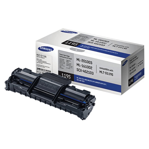 Картридж лазерный SAMSUNG (MLT-D119S) ML-1610/2010/4521 и другие, оригинальный, ресурс 2000 страниц по низкой цене оптом 