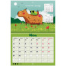 Календарь-планер настенный перекидной на 2026г, 12 листов, 30х21,3см, Советы капибары, BRAUBERG, 116953 по низкой цене оптом Календарь-планер настенный перекидной на 2026г, 12 листов, 30х21,3см, Советы капибары, BRAUBERG, 116953 по низкой цене оптом