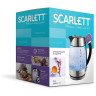 Чайник SCARLETT SC-EK27G13, 2л, 2200Вт, закрытый нагревательный элемент, стекло, стал по низкой цене оптом 