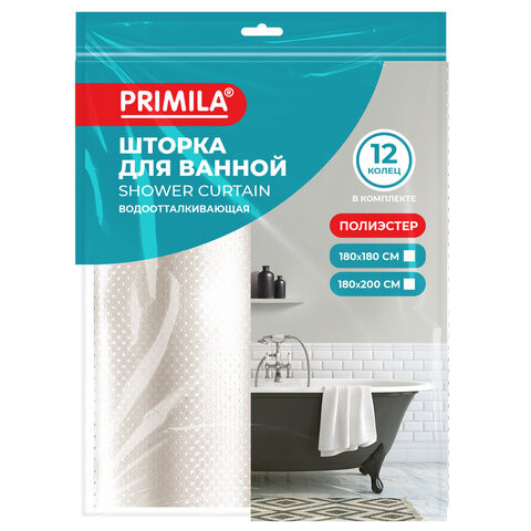 Шторка для ванной ПОЛИЭСТЕР, 180х180см, кольца в комплекте, КОРИЧНЕВЫЙ БРИЛЛИАНТ, PRIMILA, 700091 по низкой цене оптом Шторка для ванной ПОЛИЭСТЕР, 180х180см, кольца в комплекте, КОРИЧНЕВЫЙ БРИЛЛИАНТ, PRIMILA, 700091 по низкой цене оптом