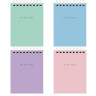 Блокнот МАЛЫЙ ФОРМАТ А7 75х105 мм, 40 л., гребень, картон, клетка, BRAUBERG "Minimal Pastel", 116431 по низкой цене оптом 