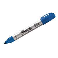 Маркер перманентный Sharpie "Metal Barrel" синий, метал. корп., пулевидный, 2мм