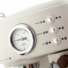 Кофеварка рожковая BRAYER BR1108, 1300 Вт, объем 1,5л, 15 бар, автоматический капучинатор, бежевая по низкой цене оптом 