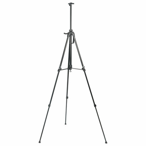 Мольберт-тренога металлический переносной, телескопический, 93х184х83 см, чехол, BRAUBERG ART, 192265