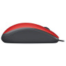Мышь проводная LOGITECH M110,USB, 2 кнопки+1 колесо-кнопка, оптическая, красная, 910-005489 по низкой цене оптом 