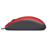 Мышь проводная LOGITECH M110,USB, 2 кнопки+1 колесо-кнопка, оптическая, красная, 910-005489 по низкой цене оптом 