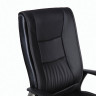 Кресло офисное BRABIX "Forward EX-570", хром, экокожа, черное, 531837 по низкой цене оптом 