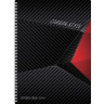 Тетрадь А4, 80 л., HATBER, гребень, клетка, выборочный лак, "CarbonStyle" (2 вида), 80Т4вмВ1гр по низкой цене оптом 