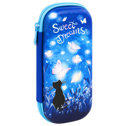 Пенал BRAUBERG, 1 отделение, 1 откидная планка, EVA, 22х10х5 см, "Sweet dreams", 270703 по низкой цене оптом 