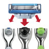 Сменные кассеты для бритья 4 шт., GILLETTE (Жиллет) "Mach3 Turbo", для мужчин по низкой цене оптом Краснодар, Москва, Уфа, Казань, Барнаул, Владивосток, Хабаровск, Сахалин, Красноярск, Екатеренбург, 