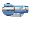 Сменные кассеты для бритья 4 шт., GILLETTE (Жиллет) "Mach3 Turbo", для мужчин по низкой цене оптом Краснодар, Москва, Уфа, Казань, Барнаул, Владивосток, Хабаровск, Сахалин, Красноярск, Екатеренбург, 