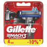 Сменные кассеты для бритья 4 шт., GILLETTE (Жиллет) "Mach3 Turbo", для мужчин по низкой цене оптом Краснодар, Москва, Уфа, Казань, Барнаул, Владивосток, Хабаровск, Сахалин, Красноярск, Екатеренбург, 