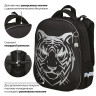 Ранец BRAUBERG SHINY, 2 отделения, "Tiger", СВЕТЯЩИЙСЯ РИСУНОК, 36х28х14 см, 270698 по низкой цене оптом Краснодар, Москва, Уфа, Казань, Барнаул, Владивосток, Хабаровск, Сахалин, Красноярск, Екатеренбург, 