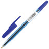 Ручка шариковая BRAUBERG "Carina Blue", СИНЯЯ, корпус тонированный синий, узел 1 мм, линия письма 0,5 мм, 141669 по низкой цене оптом 