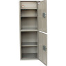 Шкаф металлический для документов BRABIX "KBS-023Т", 1253х420х350 мм, 27,5 кг, 2 отделения, сварной, 291155 по низкой цене оптом 
