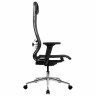 Кресло МЕТТА "ErgoLife" 10 B1-104D, хром, синхромеханизм, 2D подлокотники, прочная сетка, черное по низкой цене оптом Краснодар, Москва, Уфа, Казань, Барнаул, Владивосток, Хабаровск, Сахалин, Красноярск, Екатеренбург, 