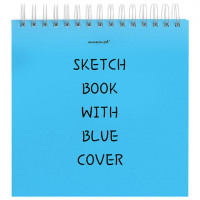 Скетчбук, белая бумага 120г/м2 190х190мм, 80л, спираль, жёсткая подложка, BRAUBERG ART DEBUT, Ассорти, 116905