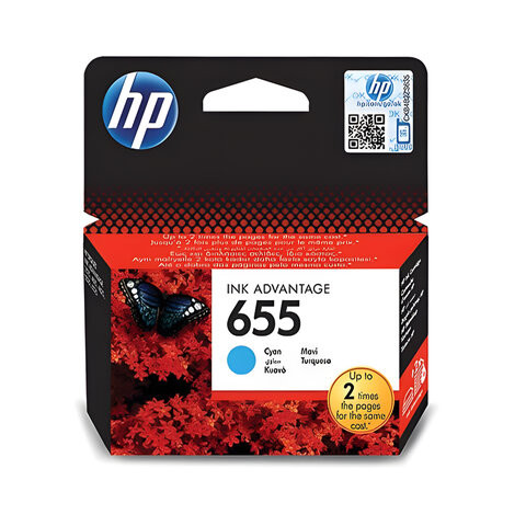 Картридж струйный HP (CZ110AE) Deskjet Ink Advantage 3525/5525/4515/4525 №655, голубой, оригинальный по низкой цене оптом 