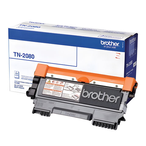 Картридж лазерный BROTHER (TN2080) HL-2130R/DCP-7055R и другие, оригинальный, ресурс 700 страниц по низкой цене оптом 