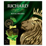 Чай RICHARD "Royal Melissa", зеленый, 100 сашетов по 1,5 г, 101427 по низкой цене оптом 