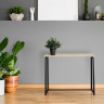 Стол на металлокаркасе BRABIX "LOFT CD-001", 800х440х740 мм, складной, цвет дуб натуральный, 641211 по низкой цене оптом 