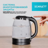 Чайник SCARLETT SC-EK27G11, 1,7л, 2200Вт, закрытый нагревательный элемент, стекло, че по низкой цене оптом 