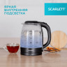 Чайник SCARLETT SC-EK27G11, 1,7л, 2200Вт, закрытый нагревательный элемент, стекло, че по низкой цене оптом 