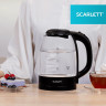 Чайник SCARLETT SC-EK27G11, 1,7л, 2200Вт, закрытый нагревательный элемент, стекло, че по низкой цене оптом 