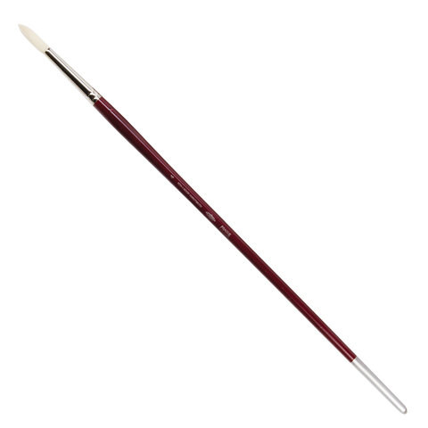 Кисть художественная KOH-I-NOOR щетина, круглая, №4, длинная ручка, блистер, 9935004014BL по низкой цене оптом 